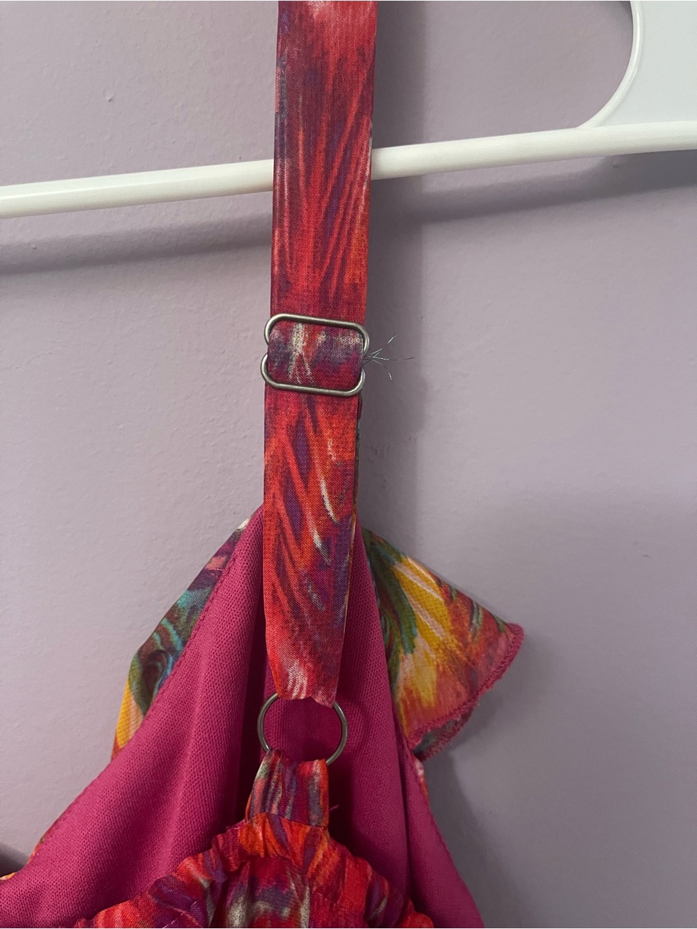 Faded Glory Red Multi-Color Ruffle-Front Maxi Sundress - Picture 10 of 12